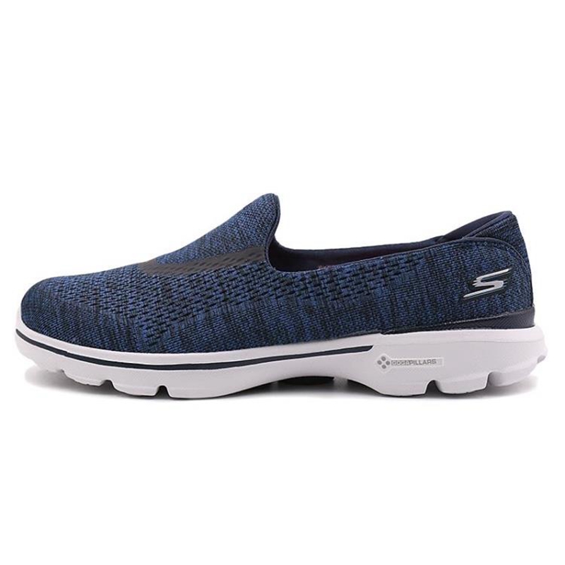 SKECHERS/斯凯奇 13984针织面透气懒人鞋一脚蹬舒适女鞋13984C/NVY