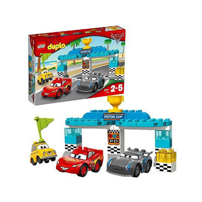 乐高（LEGO）DUPLO 得宝系列 活塞杯汽车大赛 塑料积木拼插玩具 10857 2-5岁 50块以下