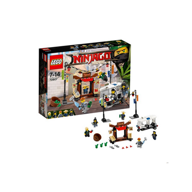 乐高(LEGO)Ninjago 幻影忍者系列 幻影忍者城市追逐战 70607 7-14岁 儿童积木塑料玩具 200块以上