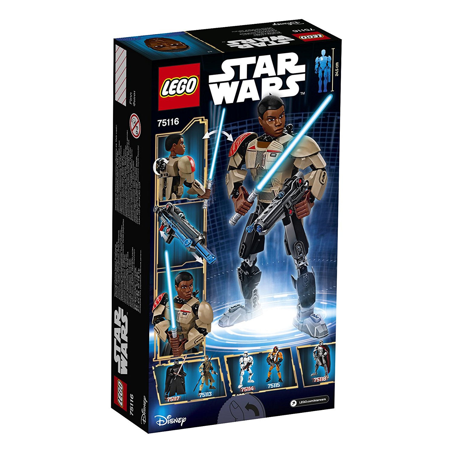 乐高(LEGO)Star Wars星球大战系列Finn(芬恩)75116 8-14岁 儿童积木塑料玩具 50-100块