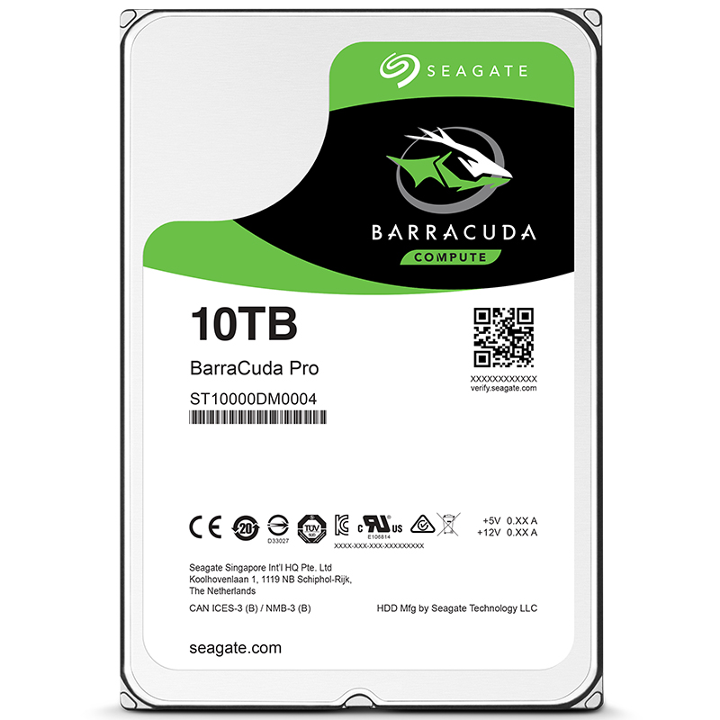 希捷（SEAGATE）酷鱼Pro 10TB 7200转 256M SATA3 台式组装机电脑机械硬盘