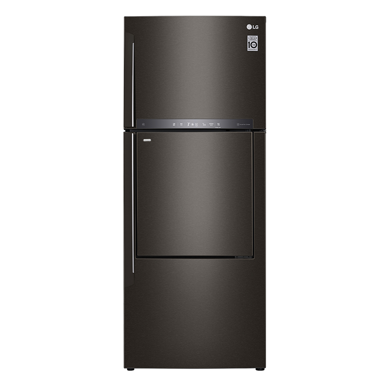 LG+冰箱GR-A502HXHC 2D 445L炫晶黑三门风冷无霜变频冰箱