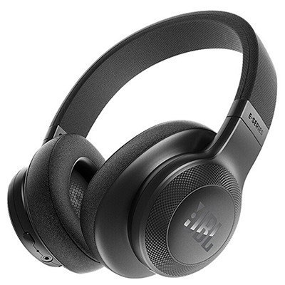 JBL E55BT 可折叠头戴式蓝牙耳机 支持音乐分享功能 黑色