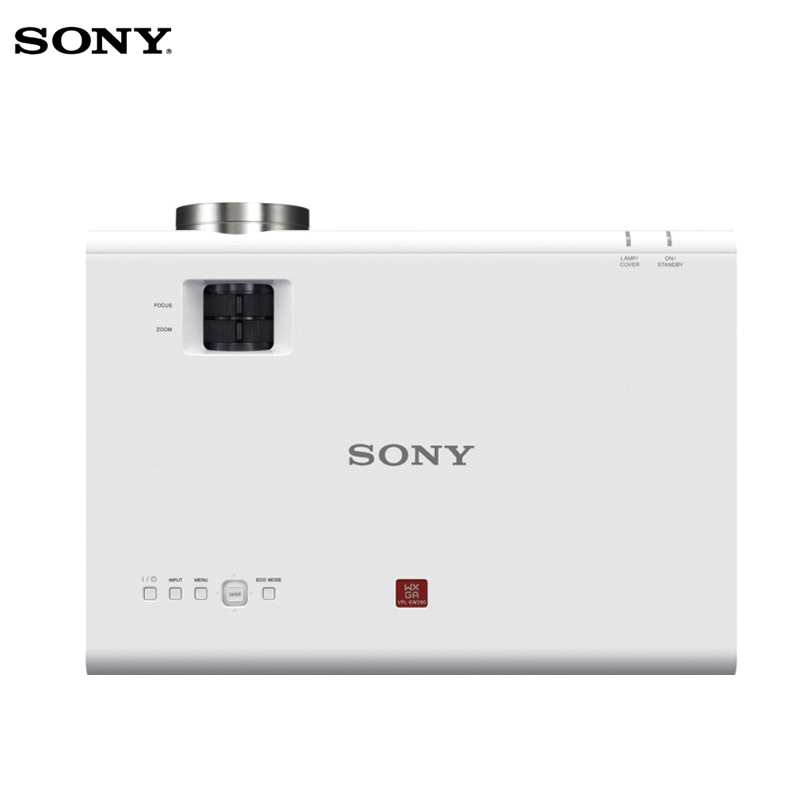 索尼(SONY)VPL-EW435 商务办公会议家用高清投影机 +阿波罗100英寸16:10电动幕布