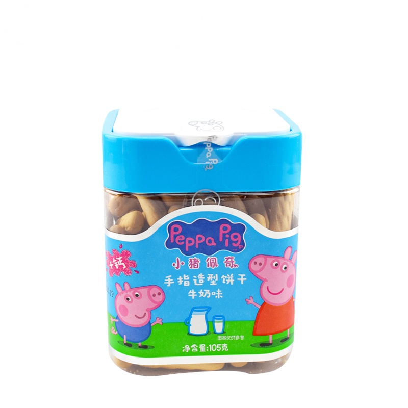 小猪佩奇佩琪(peppapig)105g牛奶味手指饼干儿童零食礼物