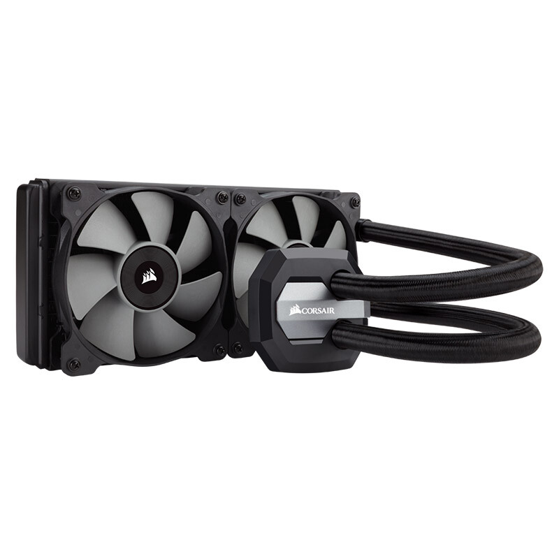 美商海盗船(USCorsair)H100i V2一体式水冷CPU散热器 (智能控温/RGB光控/5年质保/240冷排)