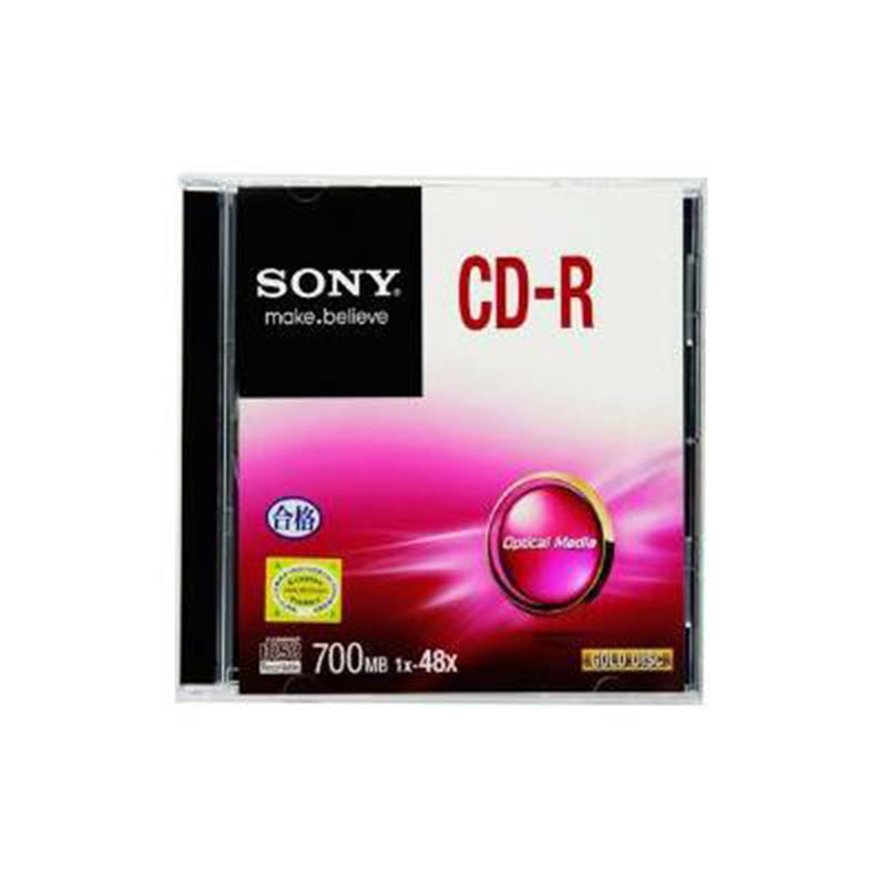 索尼 CD-R 索尼 700MB/48X(单片装) 金色 一次性刻录光盘 (片)