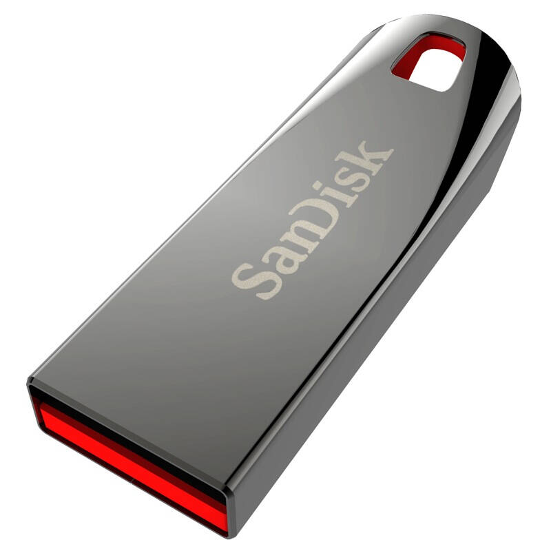 闪迪(Sandisk)8GB U盘 酷晶 CZ71 金属优盘 USB2.0 银色