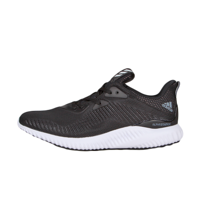 阿迪达斯adidas 男鞋新款阿尔法小椰子橡胶底减震休闲跑步鞋BW0538