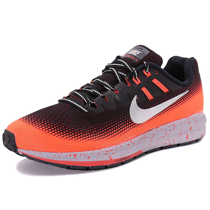 耐克(NIKE)新款男子AIR ZOOM STRUCTURE 20 SHIELD运动跑步鞋 849581-006
