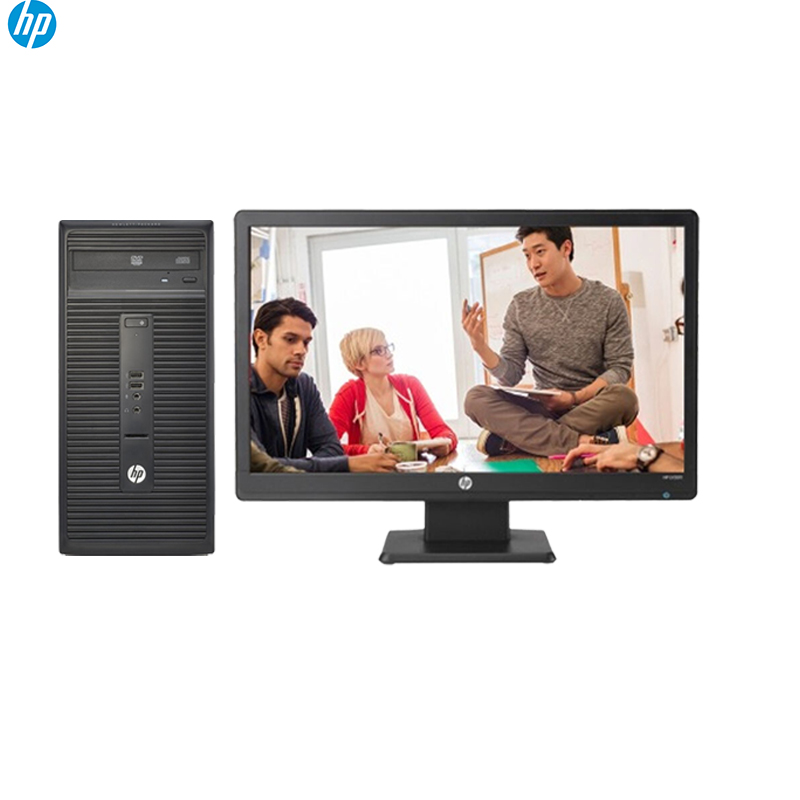 惠普（HP）280 G3商用台式电脑+20寸显示器（Intel G4400 4GB 500GB Win10）