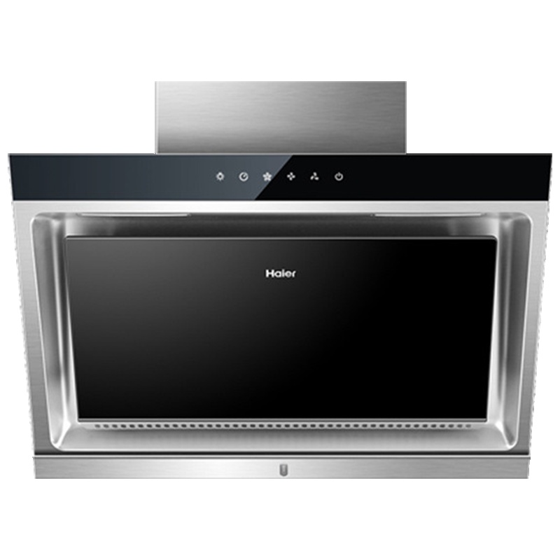 海尔(Haier)大吸力侧吸式抽油烟机CXW-200-E800C2SA 近吸式家用强力拢烟 一级能效 15立方触控式
