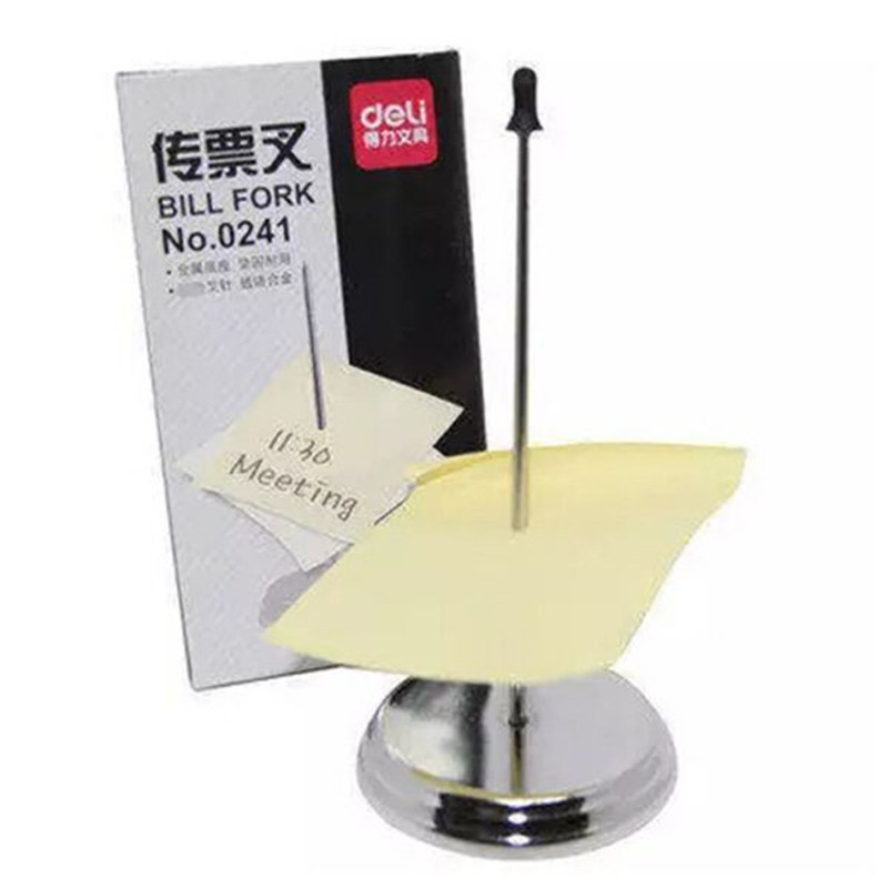 a得力传票叉 0241 银色 5个装