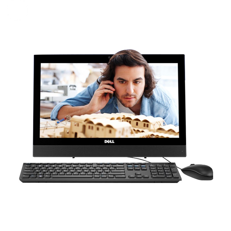 戴尔(Dell) 3050 一体电脑I3-6100 4G 1T 集显 DVDRW DOS 19.5寸显示器 5年保修QY