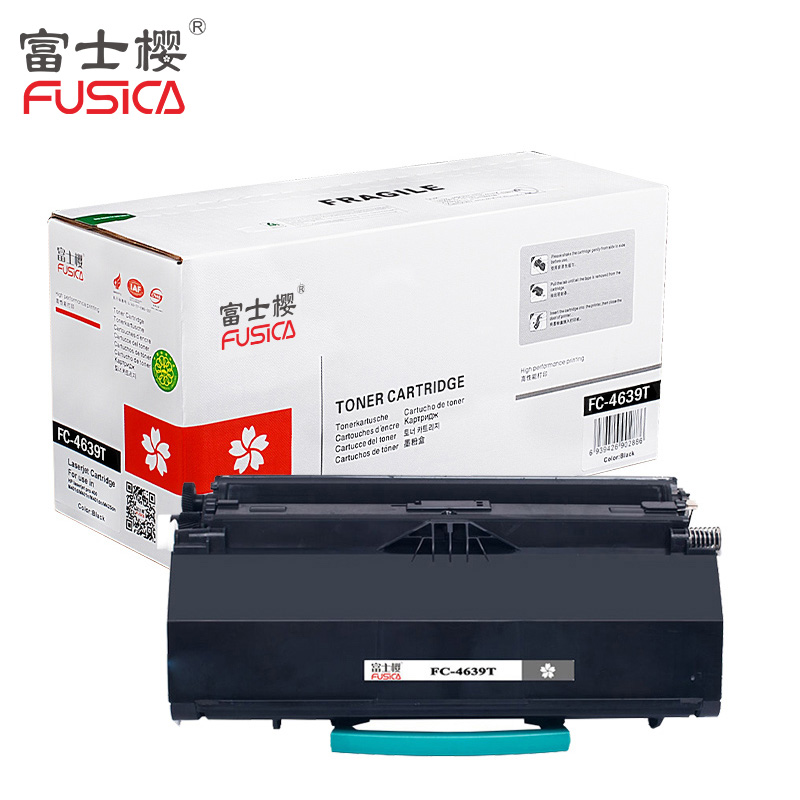 富士樱(FUSICA) FC-4639T 黑色 粉盒 单只装 适用 联想LJ3900D/3900DN 黑色 约3500页