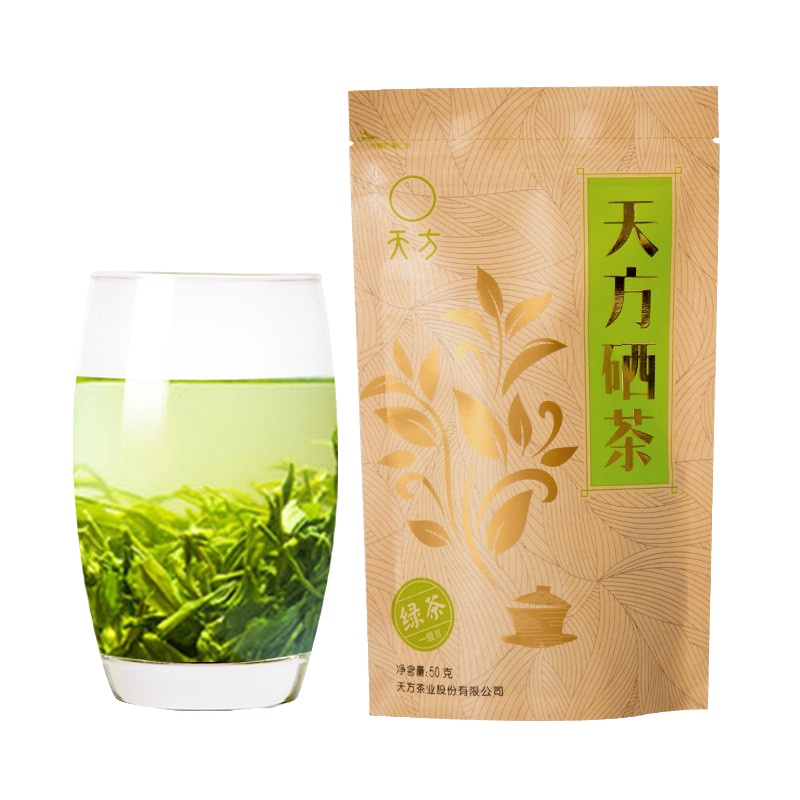 2024年新茶春茶安徽天方硒茶茶叶 50g一级 袋装绿茶 石台硒茶[天然含硒]