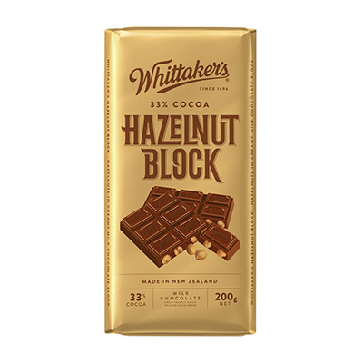 Whittaker's 惠特克 榛果仁牛奶巧克力 200g