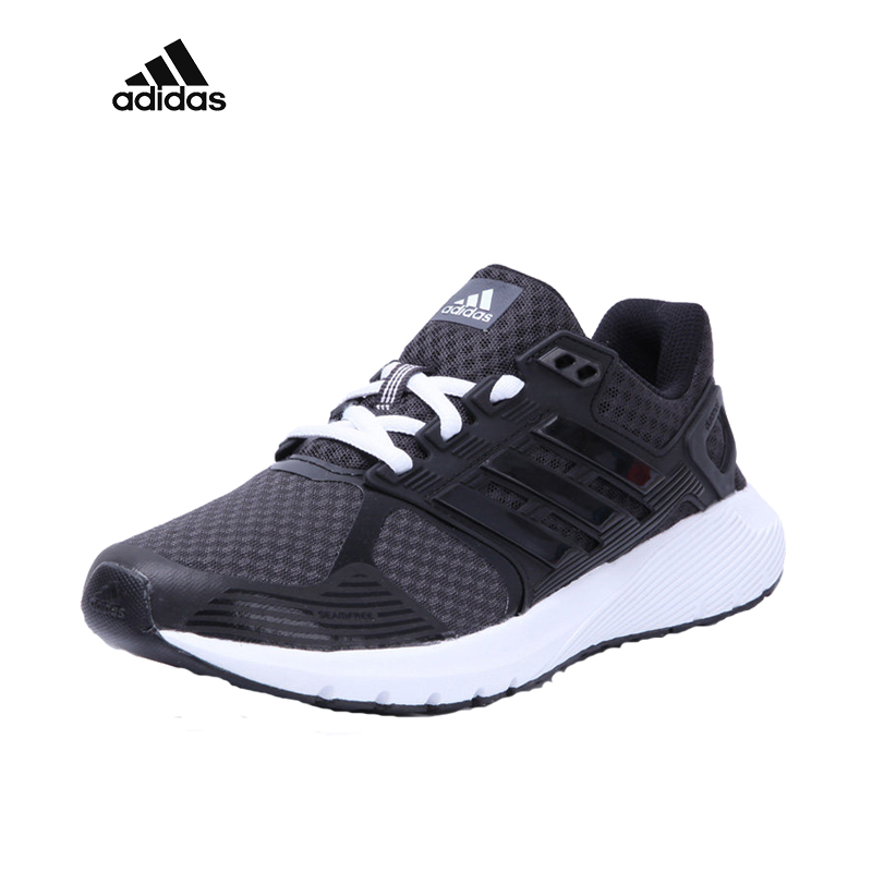 阿迪达斯adidas女鞋 低帮网面透气运动鞋 缓震休闲跑步鞋BA8086