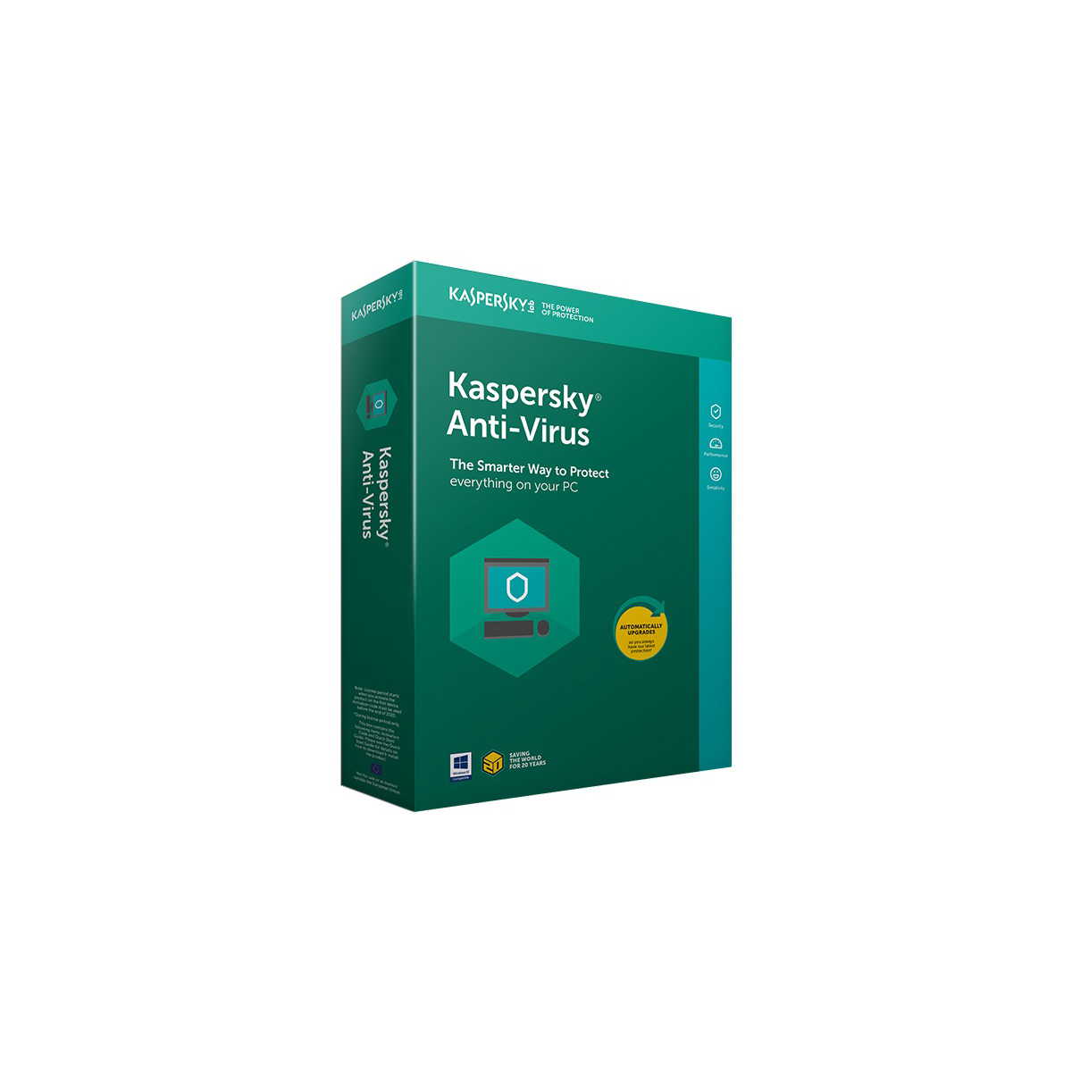 KASPERSKY SOF2018KAV1U3Y ANTI-VIRUS 20183YR 1U