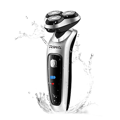 雷瓦(RIWA)剃须刀 RA-5503 三刀头浮动剃须干湿两用全身水洗电动刮胡刀剃须刀