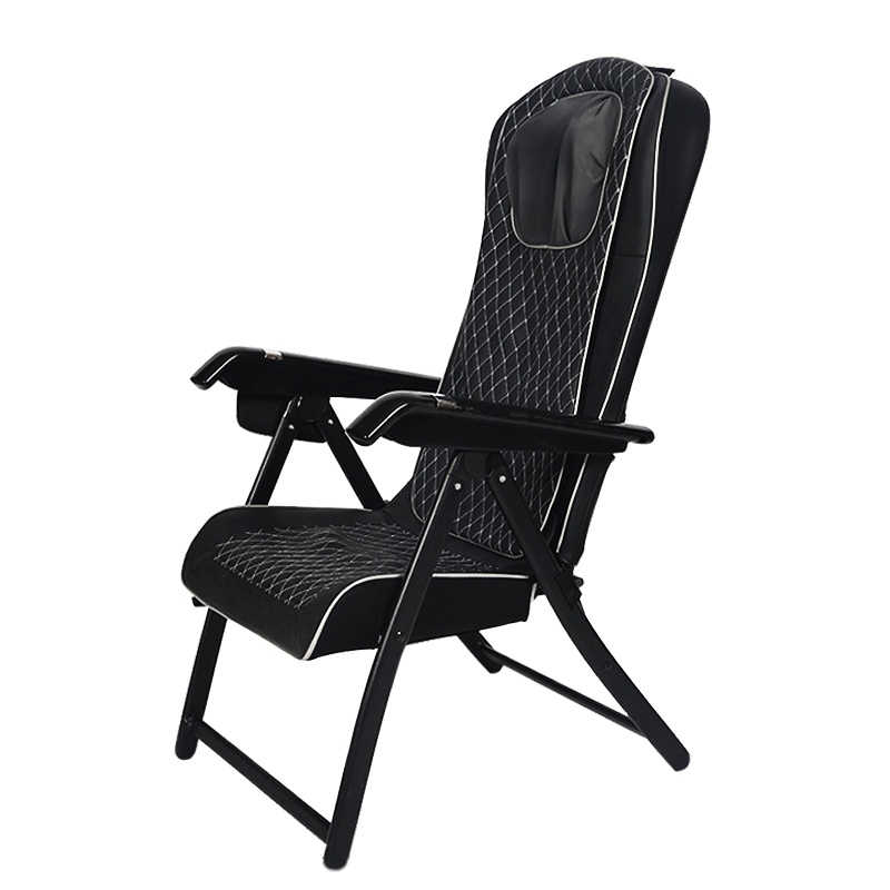 盟迪奥(Mondial) 折叠按摩椅 89102A 颈部腰部背部 可移动皮质折叠按摩垫 智能操控 揉捏按摩 办公室按摩椅