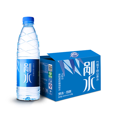 野岭剐水550ml*12瓶/箱饮用天然水竹根下的山泉水