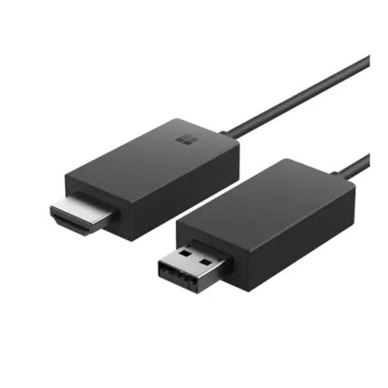 微软Surface 无线显示微软笔记本电脑适配器V2 HDMI高清视频投屏影转接器USB连接线 黑色 苏宁自营