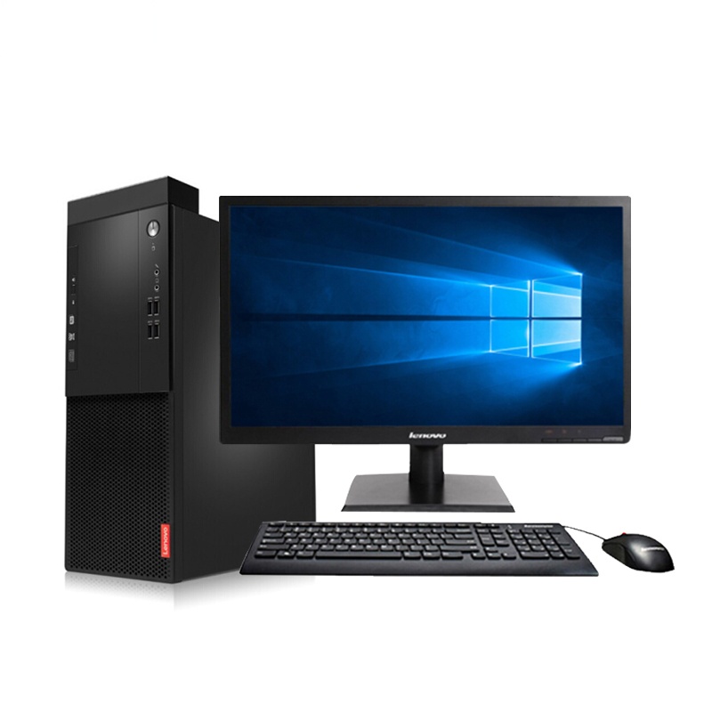 联想(Lenovo)商用启天M610 台式电脑 19.5英寸屏(I5-6500 4GB 1TB 2G独显 刻录 W7H)