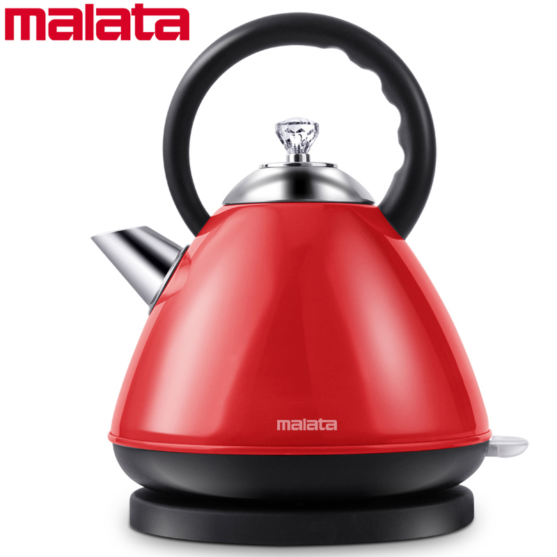 万利达(Malata) 电水壶家用保温不锈钢电热水壶烧水壶2L WLD-DSH2001 嫣红