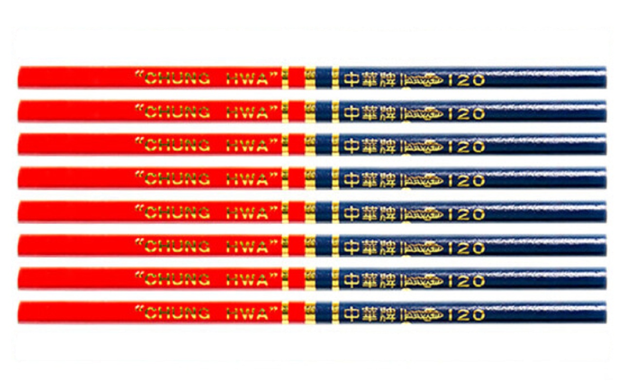 红蓝双头铅笔 双色铅芯 120红蓝铅笔