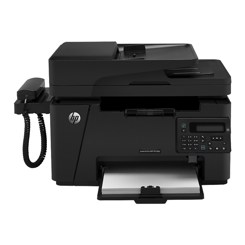 惠普(HP)LaserJet Pro MFP M128fp黑白激光打印复印扫描传真一体机 电话手柄 YZ