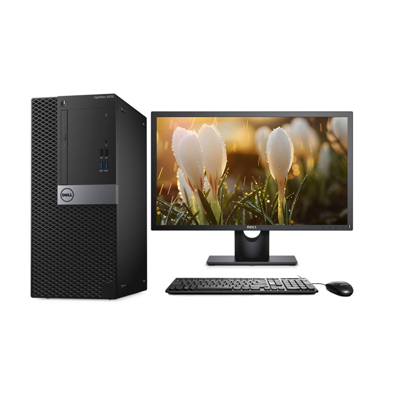 戴尔(DELL)OptiPlex3060MT 商用台式电脑 19.5英寸显示器(奔腾G5400 4GB 1TB 无光驱 Win10H)商用办公 家用娱乐 性价比机 企业采购
