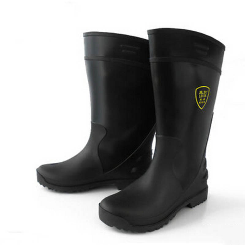 莱尔 纯黑 中筒雨鞋 40码 SC-11-99(双)