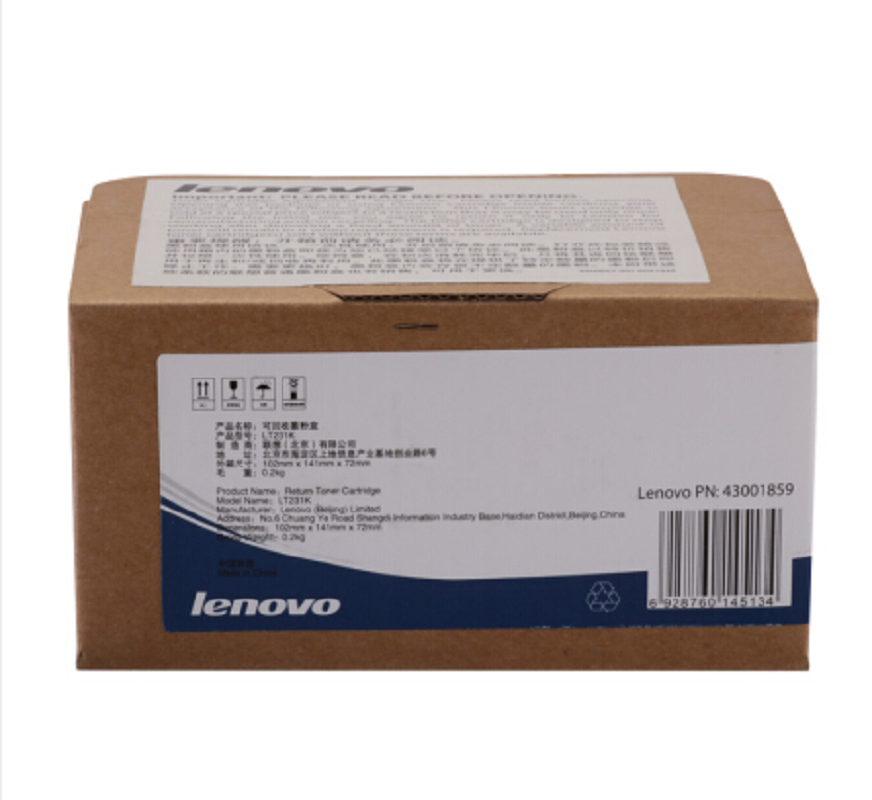 lenovo联想 黑色粉盒LT231K（盒） （适用于CS2310N/CS3310DN）