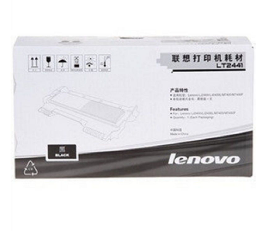 lenovo联想 黑色粉盒 LT2441 (盒) (适用LJ2400T/LJ2400/M7400/M7450F)