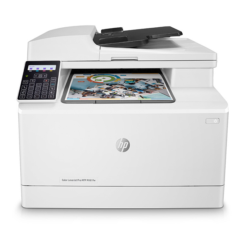 惠普(HP)Pro MFP M181fw 彩色激光一体机 (打印 复印 扫描 传真) YZ