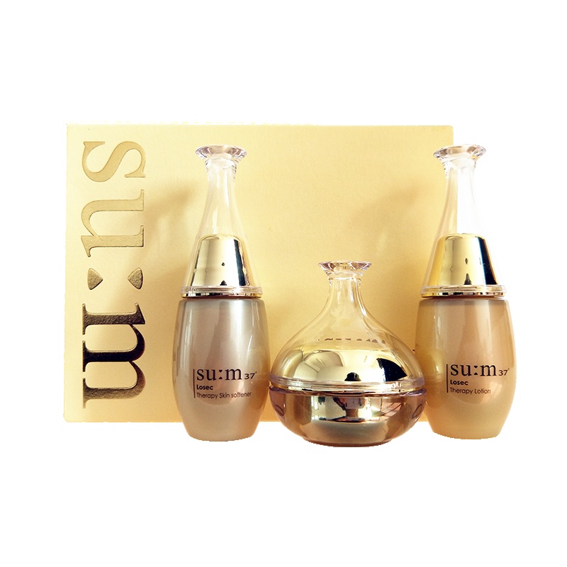 苏秘37度(su:m 37)御颜臻享系列3件套57ml(柔肤水25ml+乳液25ml+面霜7ml)呼吸小样套