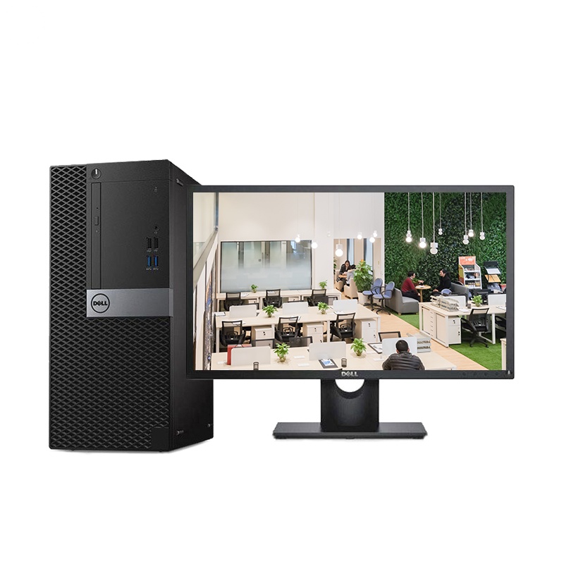 戴尔(DELL)商用Optiplex3046MT台式电脑 18.5英寸屏(六代i5 8G 500G+128G固态 刻录)