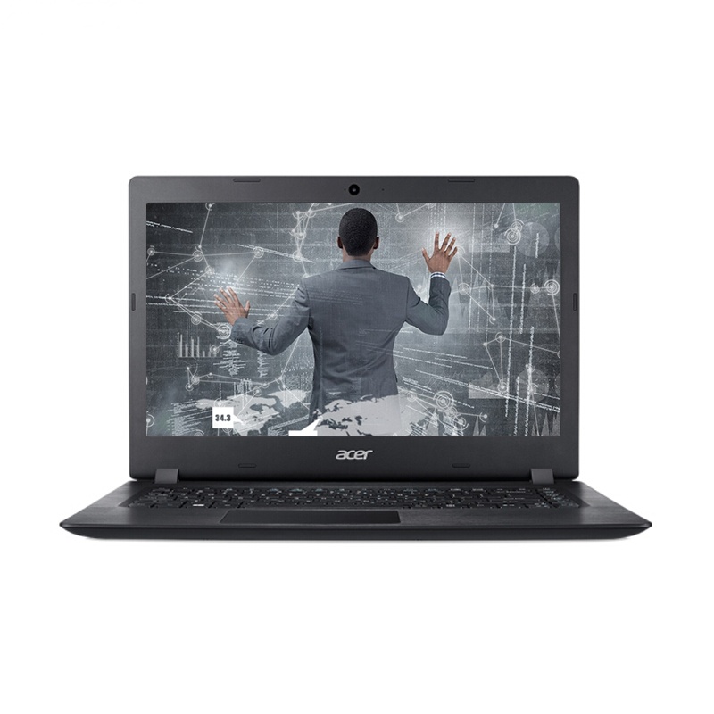 宏碁(acer)A314 14英寸轻薄商务办公学习笔记本电脑(N3450 4GB 500GB UMA W10H 黑)