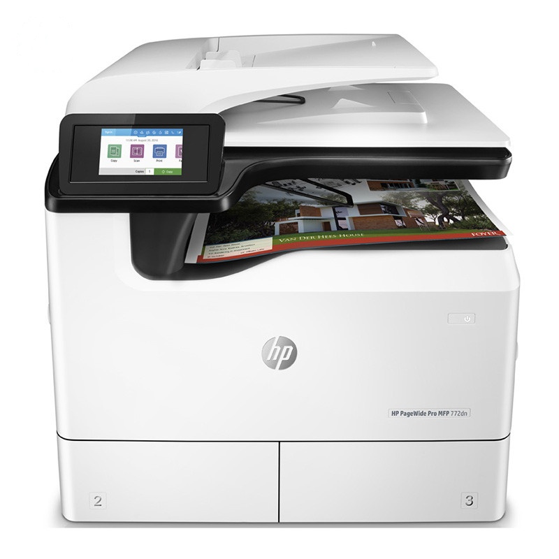 惠普(hp)772dw A3彩色黑白宽屏复印机打印复印扫描传真高效秒速打印机多功能一体机复合机(优享服务)