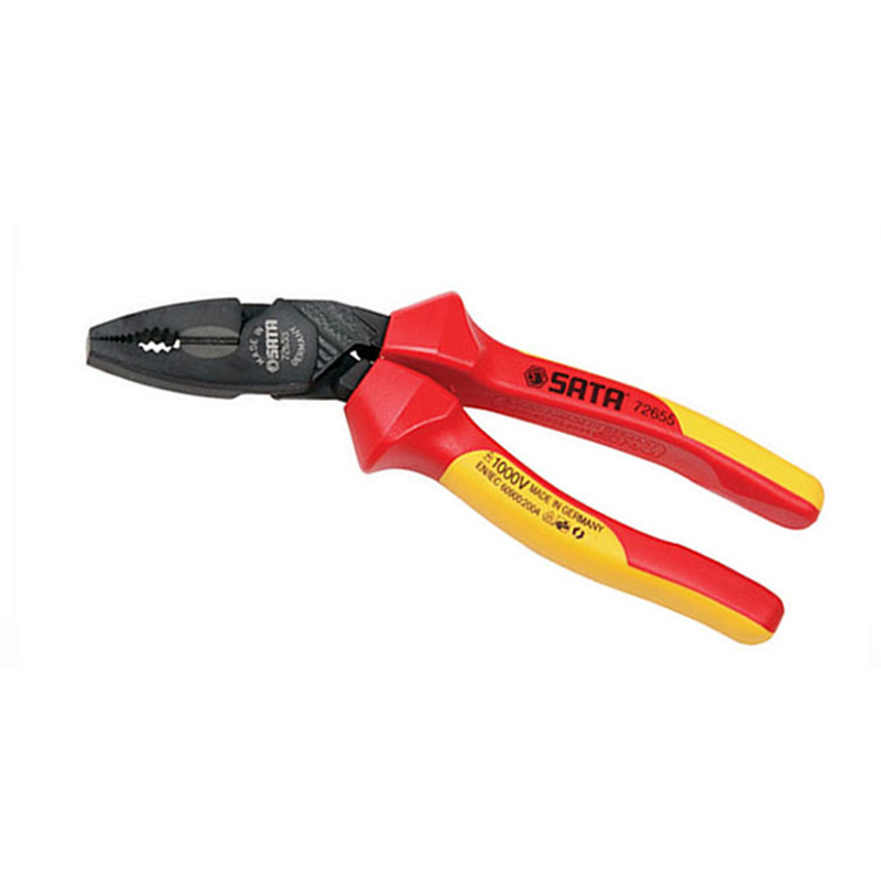 世达省力型VDE绝缘耐压钢丝钳7.5”SA72655