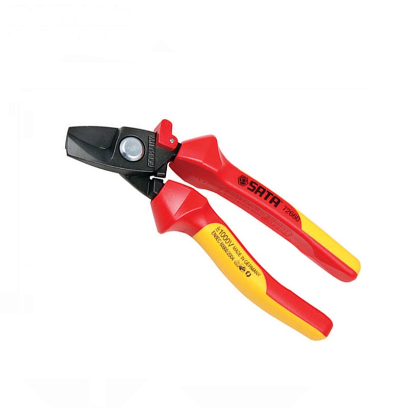 世达VDE绝缘耐压电缆钳7”SA72660
