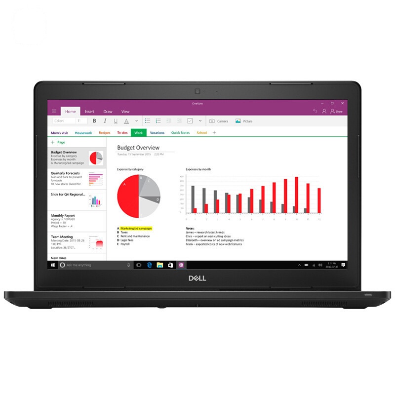戴尔(DELL) 3580笔记本 赛扬®3865U HD610核显 4G 500G 无光驱 无系统 1年 all