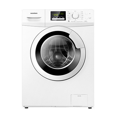 容声（Ronshen）RG80D1202BW 8公斤 变频滚筒洗衣机 零水压 羊毛洗 95℃高温煮洗（皓月白）