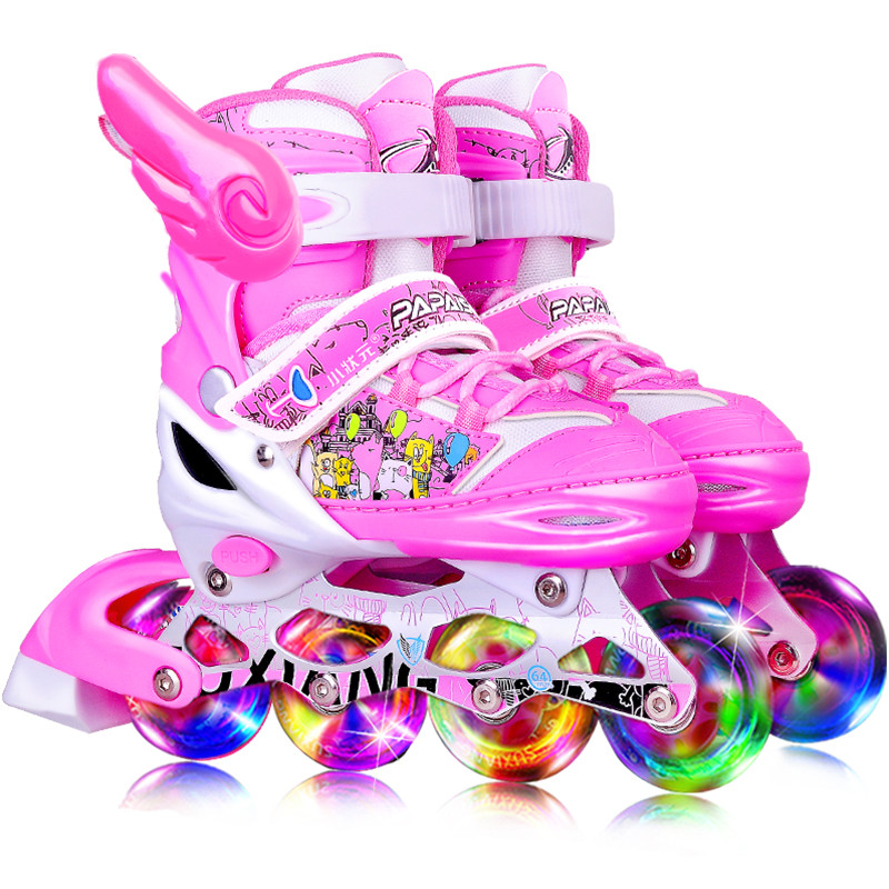 小状元溜冰鞋XZY-0608儿童全套装男女旱冰轮滑鞋直排轮初学者3-5-6-8-10岁