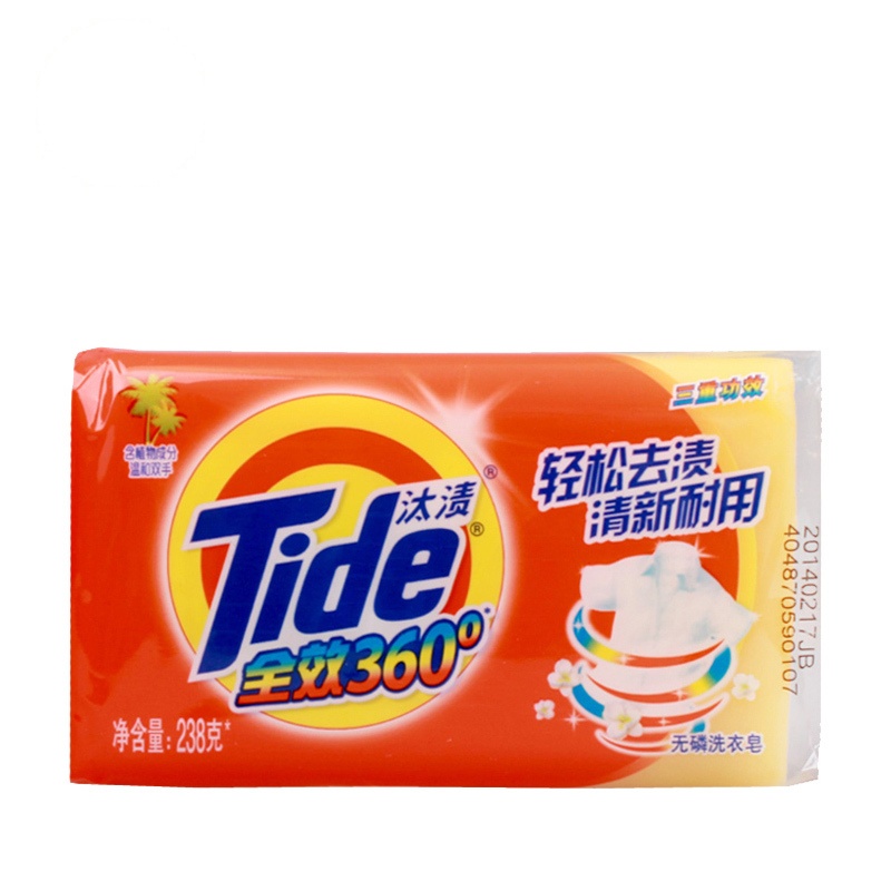 汰渍 全效360度 三重功效 洗衣皂 238g(块)