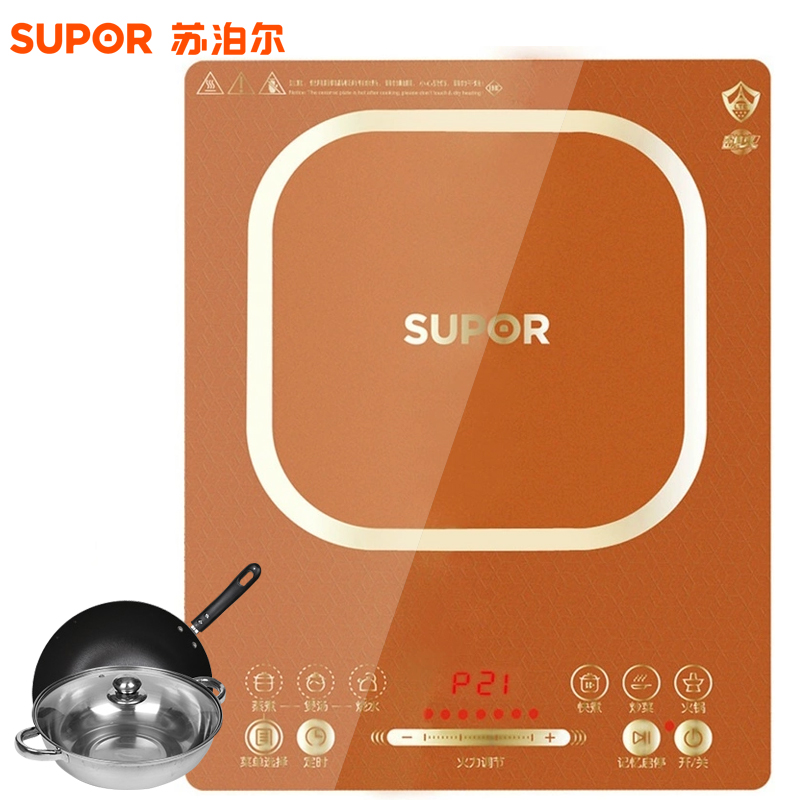 苏泊尔 (SUPOR)超薄电磁炉 SDHCB43-210家用超薄触摸屏电磁炉