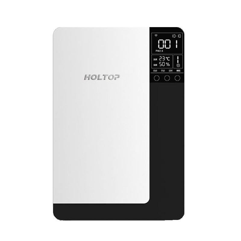 环都(HOLTOP)新风系统家用壁挂式新风机全热交换增氧除甲醛除雾霾除PM2.5新风换气机B150-1B1(金)豪华