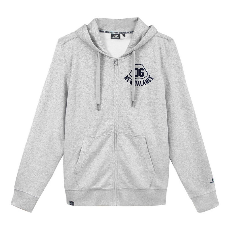 NEW BALANCE新百伦男子长袖针织卫衣外套NCMD551011-GR