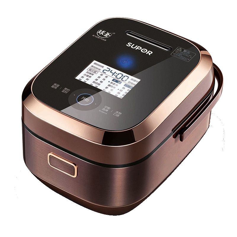 苏泊尔SUPOR电饭煲CFXB50HZ10-160 IH电磁加热 蒸汽加热 球釜铜晶内胆 5L升预约功能 排水槽